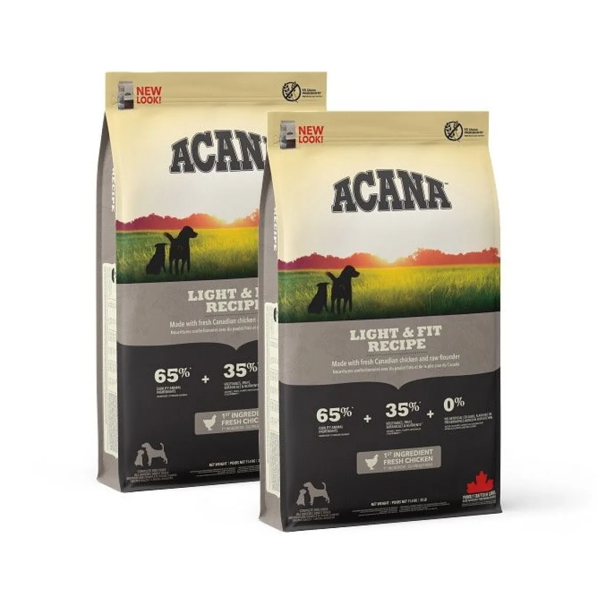 Acana Dog Light & Fit 2 x 11,4 kg