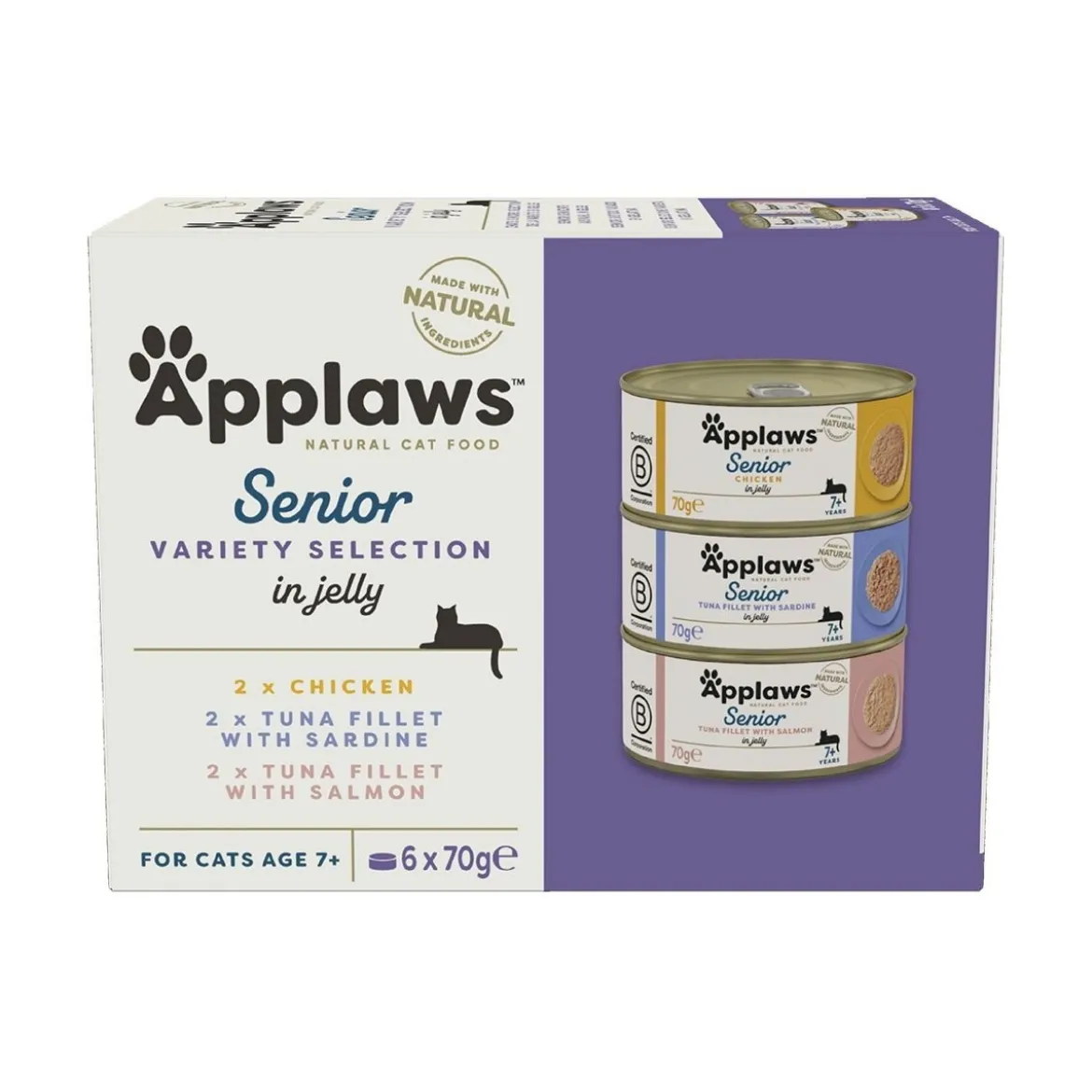 Applaws Multipack Senior jelly 6 x 70 g