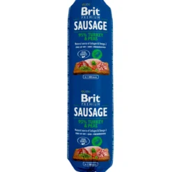 Brit Premium makkara kalkkuna & herne 800g