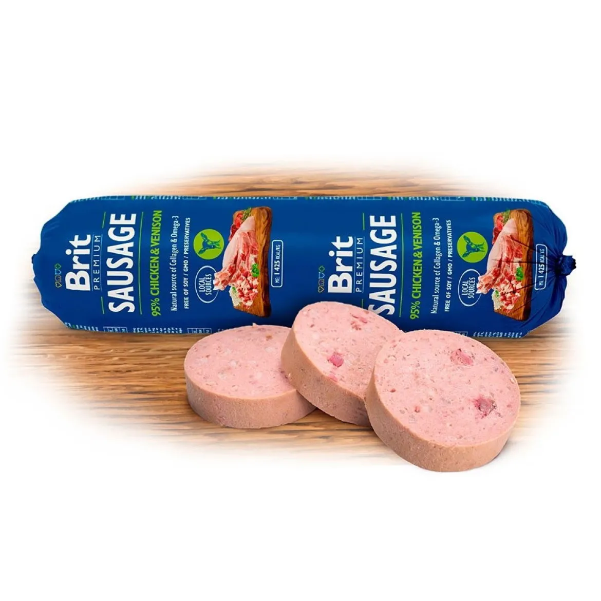 Brit Premium makkara Kana&Riista 800g