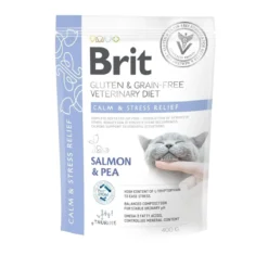 Brit Veterinary Diet Cat Grain Free Calm & Stress Relief Salmon & Pea