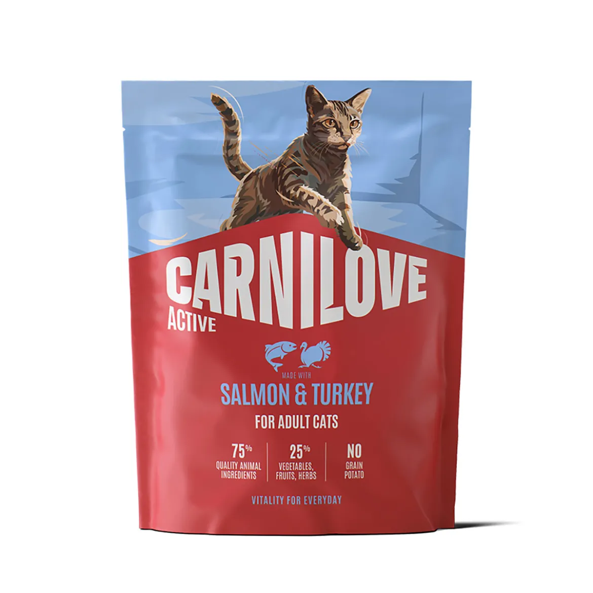 Carnilove Cat Adult Active Salmon & Turkey
