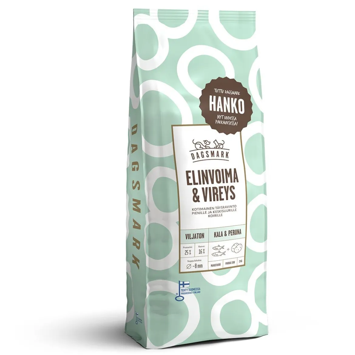 Dagsmark Elinvoima & Vireys viljaton kala-peruna 2 kg
