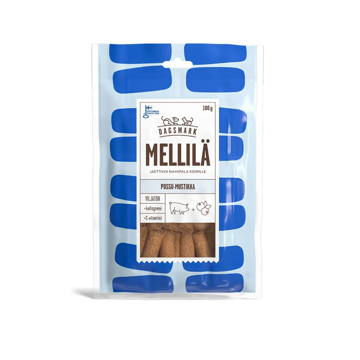 Dagsmark MELLILÄ possu-mustikkanami 100 g