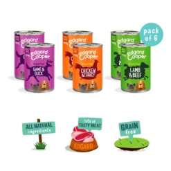 Edgard & Cooper Dog Multipack 6x400g