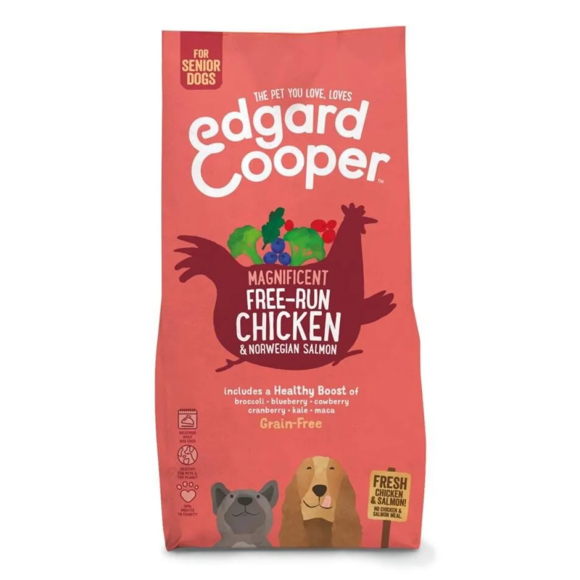 Edgard&Cooper Senior Grain Free Chicken&Salmon