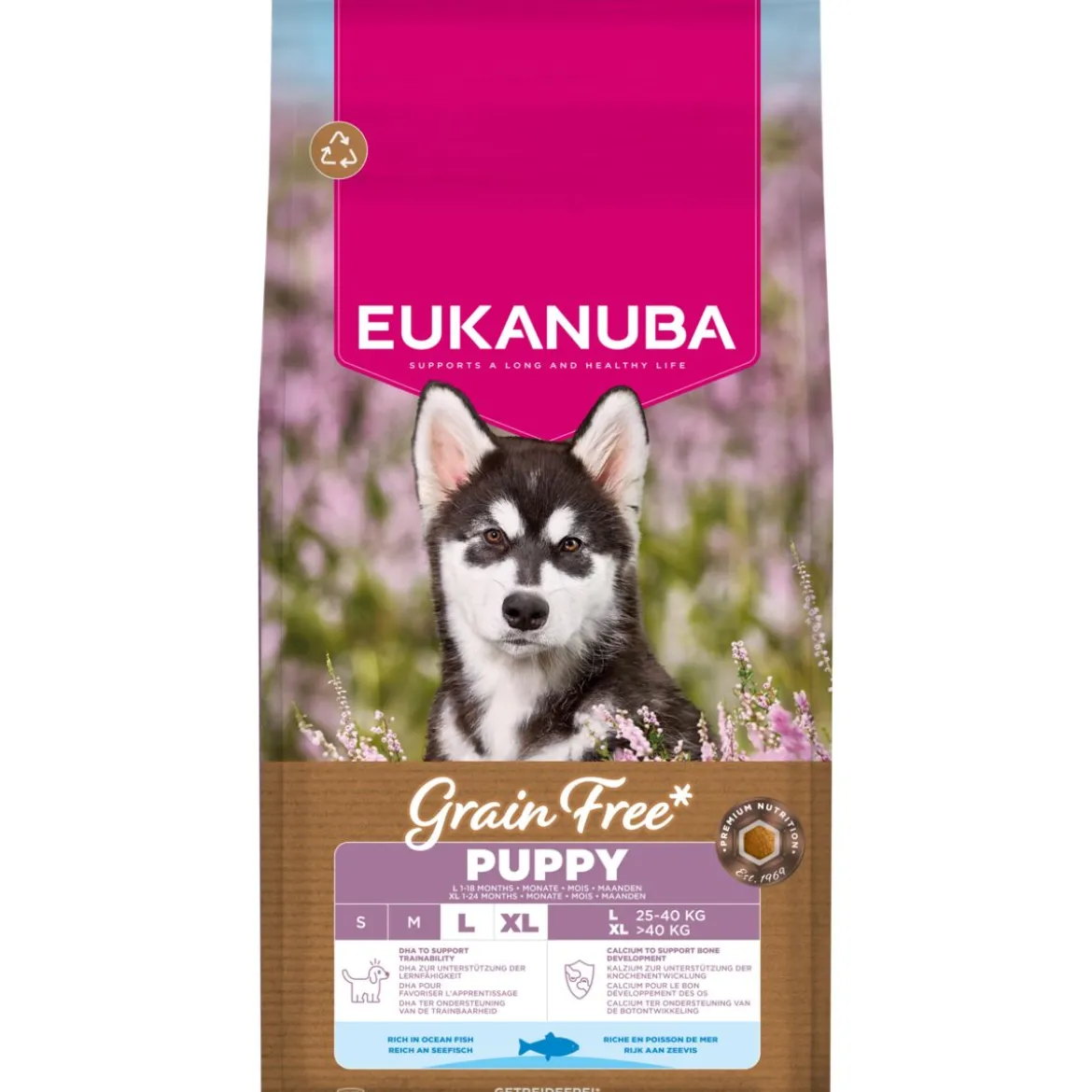 Eukanuba Grain Free Puppy & Junior Large & Extra Large Breed Ocean Fish
