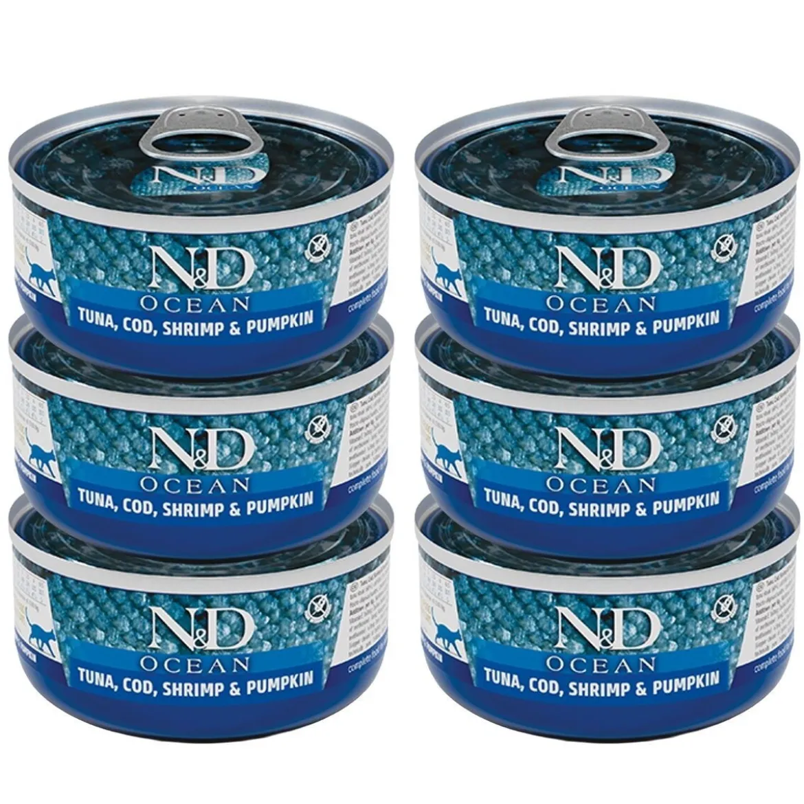 Farmina N&D Cat Ocean Tuna & Pumpkin 6x70g