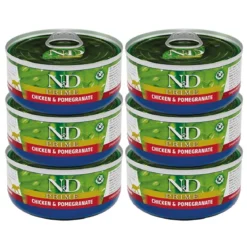 Farmina N&D Cat Prime Chicken & Pomegranate 6x70g