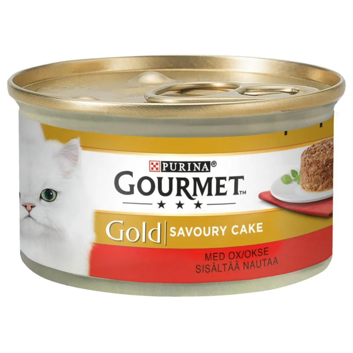 Gourmet Gold Savoury Cake Nautaa ja tomaattia kastikkeessa 24x85g