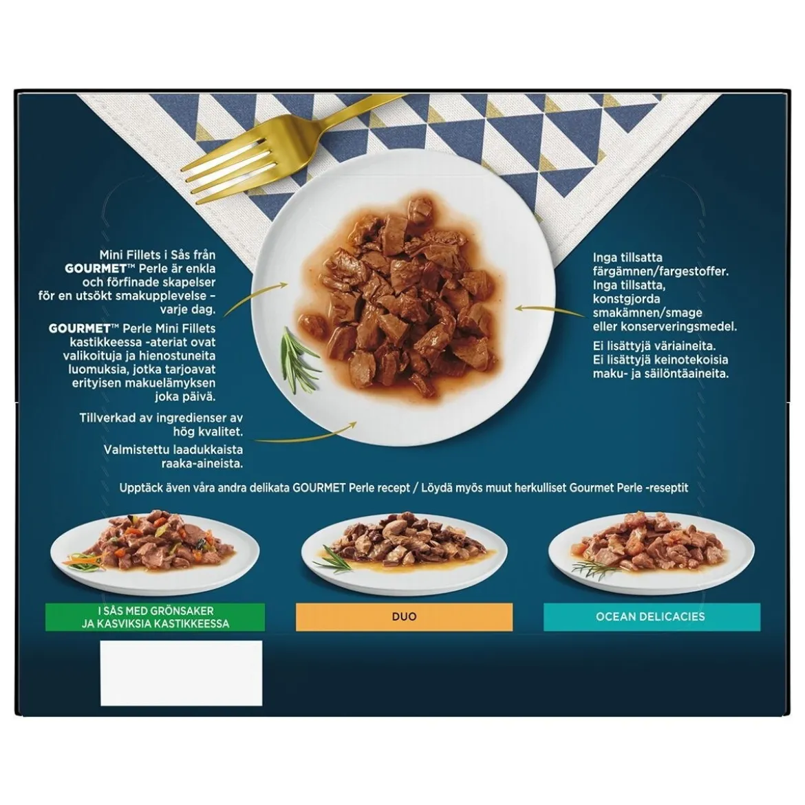 Gourmet Perle Mini Fillets Meat&Fish Gravy 24x85g