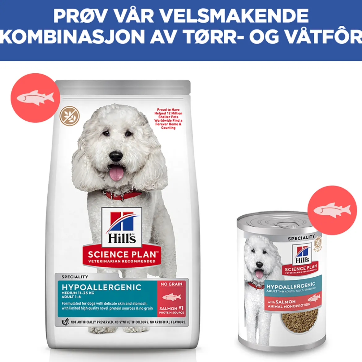 Hill's Science Plan Dog Hypoallergenic Salmon 363 g