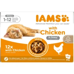 IAMS Advanced Nutrition Gravy Kitten Multibox 12 x 85 g