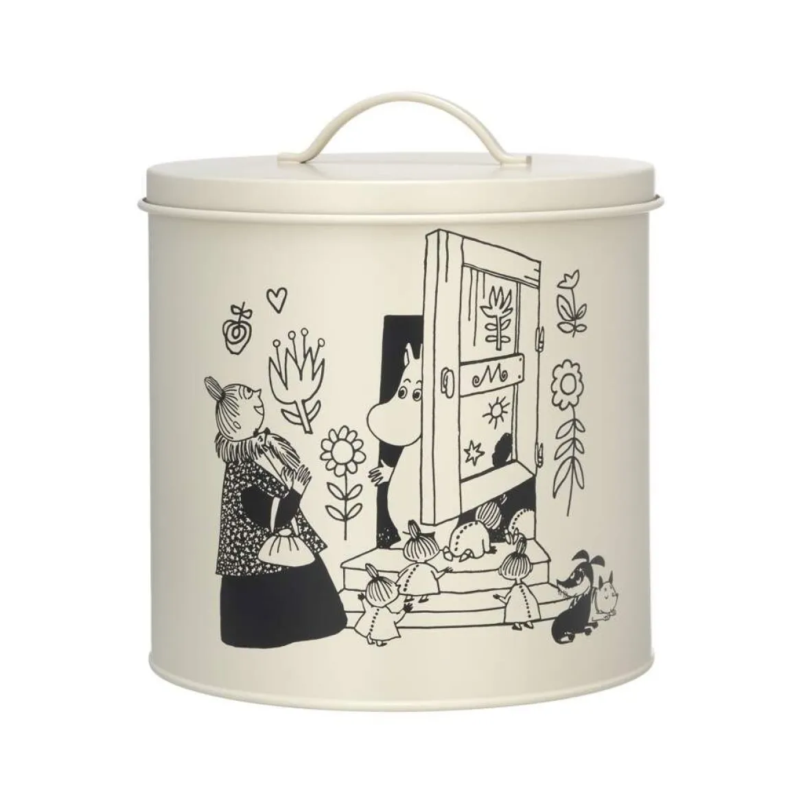 Moomin for Pets peltipurkki Muumit 80v. juhlavuosi