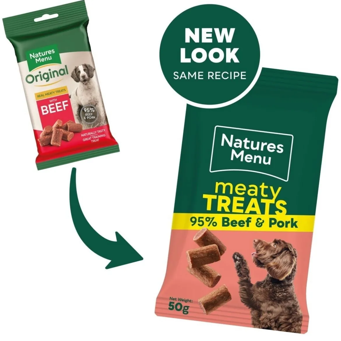 Natures Menu Nauta-Possuherkku koiralle 50 g
