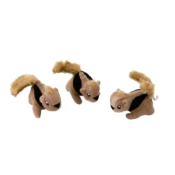 Outward Hound Squeakin Squirrels 3 kpl