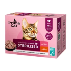 PrimaCat Classic Sterilized kastikkeessa 12 x 85 g