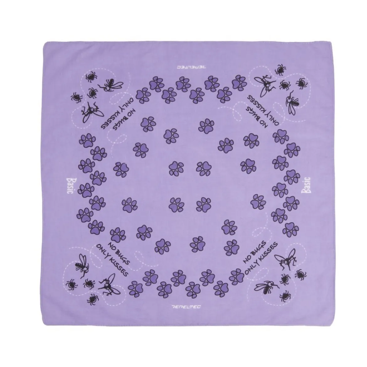 Punkkihuivi Basic Repeltec Bandana, lila
