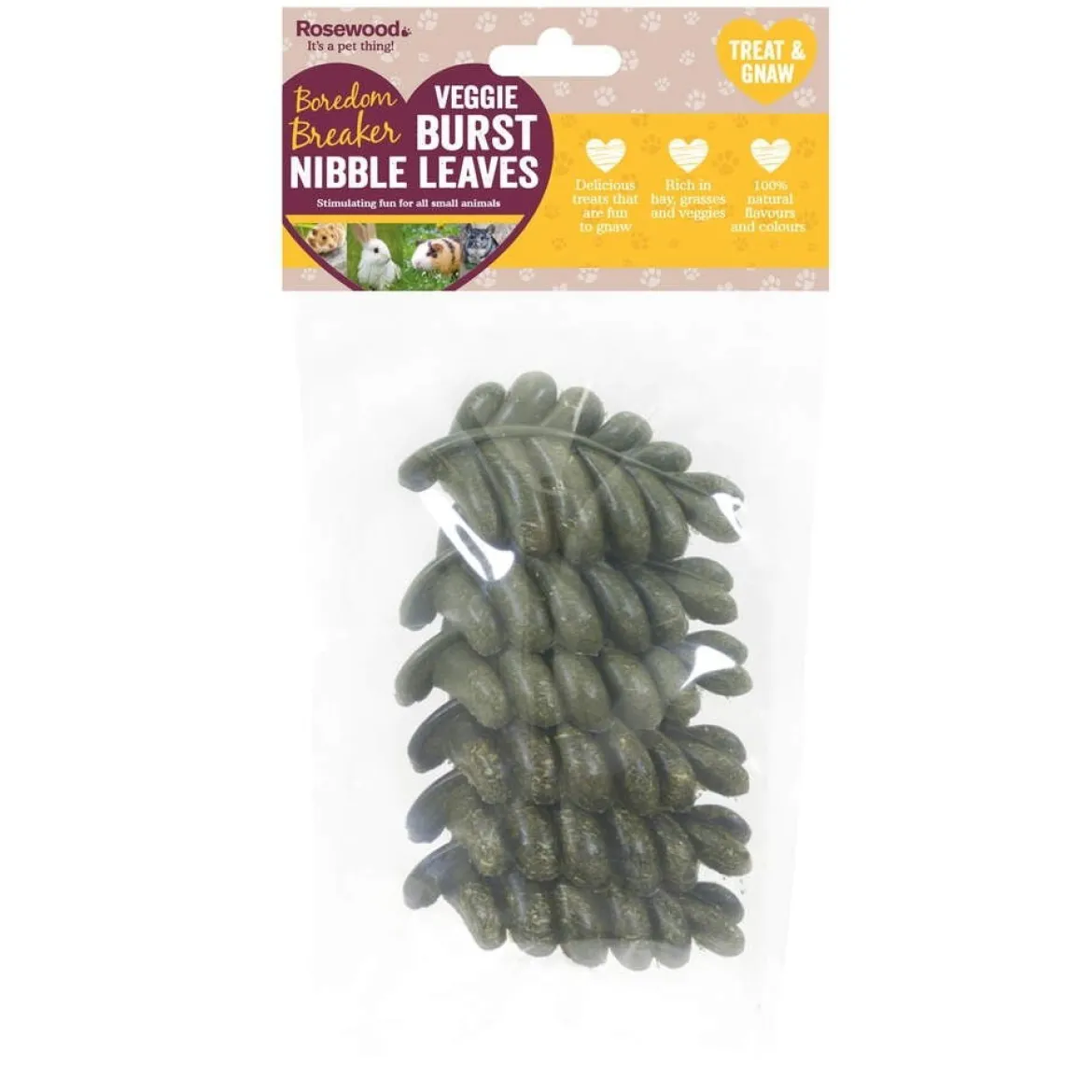 Rosewood Veggie Burst Nibble Leaves