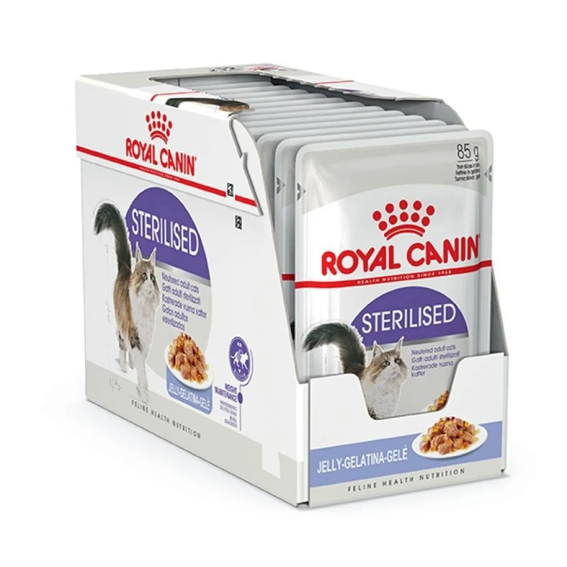Royal Canin Sterilised Jelly 85g, 48-pack
