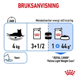 Royal Canin Ultra Light Gravy 85g, 48-pack