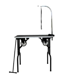 Trimmauspöytä pyörillä PetEasy 81x46cm