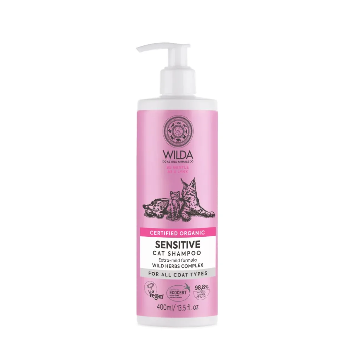 Wilda Sensitive Cat kissan shampoo 400 ml