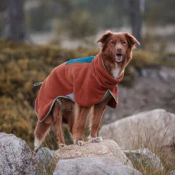 Woolly Wolf Alpha 360 Koiran fleecepusakka, Terracotta Mix